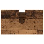 vidaXL Kozmetický stolík do kúpeľne Staré drevo 60 x 35 x 60 cm – Obrázok 8