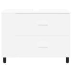 vidaXL Kozmetický stolík do kúpeľne Biela 80 x 35 x 60 cm – Obrázok 5