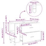 vidaXL Kozmetický stolík do kúpeľne Staré drevo 80 x 35 x 60 cm – Obrázok 11