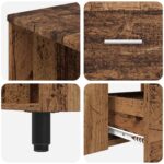 vidaXL Kozmetický stolík do kúpeľne Staré drevo 80 x 35 x 60 cm – Obrázok 9