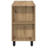 vidaXL Kozmetický stolík do kúpeľne Dub artisan 80 x 35 x 60 cm – Obrázok 6