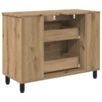 vidaXL Kozmetický stolík do kúpeľne Dub artisan 80 x 35 x 60 cm – Obrázok 7