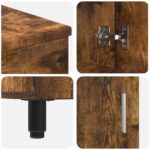 vidaXL Kozmetický stolík do kúpeľne Dymový dub 60 x 35 x 60 cm – Obrázok 9
