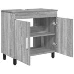 vidaXL Kozmetický stolík do kúpeľne Sivý Sonoma 60 x 35 x 60 cm – Obrázok 4