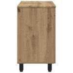 vidaXL Kozmetický stolík do kúpeľne Dub artisan 60 x 35 x 60 cm – Obrázok 6