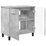 vidaXL Kozmetický stolík do kúpeľne Betónovo sivá 60 x 35 x 60 cm – Obrázok 4