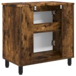 vidaXL Kozmetický stolík do kúpeľne Dymový dub 60 x 35 x 60 cm – Obrázok 7