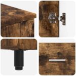 vidaXL Kozmetický stolík do kúpeľne Dymový dub 60 x 35 x 60 cm – Obrázok 9