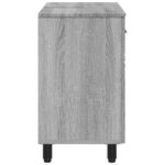 vidaXL Kozmetický stolík do kúpeľne Sivý Sonoma 60 x 35 x 60 cm – Obrázok 6