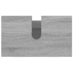vidaXL Kozmetický stolík do kúpeľne Sivý Sonoma 60 x 35 x 60 cm – Obrázok 8
