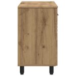 vidaXL Kozmetický stolík do kúpeľne Dub artisan 60 x 35 x 60 cm – Obrázok 6