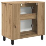 vidaXL Kozmetický stolík do kúpeľne Dub artisan 60 x 35 x 60 cm – Obrázok 7