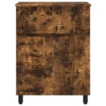 vidaXL Kozmetický stolík do kúpeľne Dymový dub 60 x 35 x 80 cm – Obrázok 5