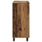 vidaXL Kozmetický stolík do kúpeľne Staré drevo 60 x 35 x 80 cm – Obrázok 6