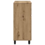 vidaXL Kozmetický stolík do kúpeľne Dub artisan 60 x 35 x 80 cm – Obrázok 6