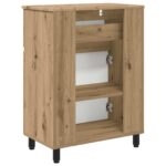 vidaXL Kozmetický stolík do kúpeľne Dub artisan 60 x 35 x 80 cm – Obrázok 7