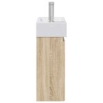 vidaXL Kúpeľňová skrinka s batériou Dub sonoma 45,5 x 22,5 x 84 cm – Obrázok 6