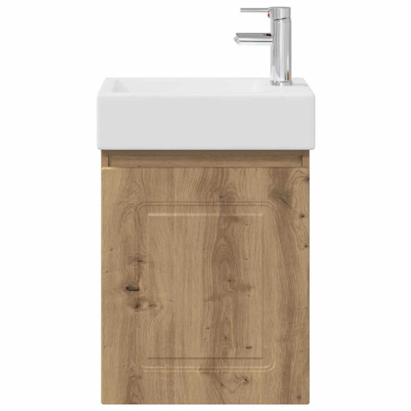 vidaXL Kúpeľňová skrinka s batériou Dub artisan 45,5 x 22,5 x 84 cm – Obrázok 5