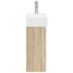 vidaXL Kúpeľňová skrinka s batériou Dub sonoma 45,5 x 22,5 x 84 cm – Obrázok 6