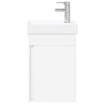 vidaXL Kúpeľňová skrinka s batériou Biela 40,5 x 22,5 x 62 cm – Obrázok 5