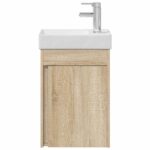 vidaXL Kúpeľňová skrinka s batériou Dub sonoma 40,5 x 22,5 x 62 cm – Obrázok 5