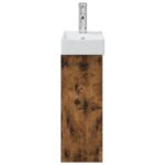vidaXL Kúpeľňová skrinka s batériou Dymový dub 40,5 x 22,5 x 62 cm – Obrázok 6
