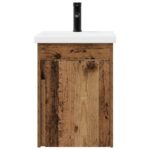 vidaXL Kúpeľňová skrinka s batériou Staré drevo 42 x 40 x 74,5 cm – Obrázok 5