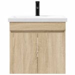 vidaXL Kúpeľňová skrinka s batériou Dub sonoma 61 x 40 x 74,5 cm – Obrázok 5