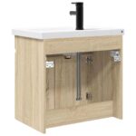 vidaXL Kúpeľňová skrinka s batériou Dub sonoma 61 x 40 x 74,5 cm – Obrázok 7