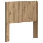 vidaXL Zadné čelo Dub artisan Kompozitné drevo – Obrázok 2