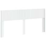 vidaXL Zadné čelo Biela PB – Obrázok 2