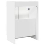 vidaXL Kúpeľňová skrinka pod umývadlo Biela 56 x 37,5 x 81 cm – Obrázok 6