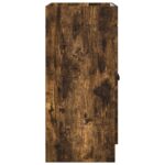 vidaXL Kúpeľňová skrinka pod umývadlo Dymový dub 56 x 37,5 x 81 cm – Obrázok 5