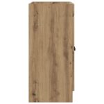 vidaXL Kúpeľňová skrinka pod umývadlo Dub artisan 56 x 37,5 x 81 cm – Obrázok 5