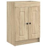 vidaXL Kúpeľňová skrinka pod umývadlo Dub sonoma 78,5 x 37,5 x 81 cm – Obrázok 2