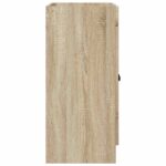 vidaXL Kúpeľňová skrinka pod umývadlo Dub sonoma 78,5 x 37,5 x 81 cm – Obrázok 5