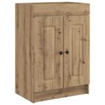 vidaXL Kúpeľňová skrinka pod umývadlo Dub artisan 78,5 x 37,5 x 81 cm – Obrázok 2