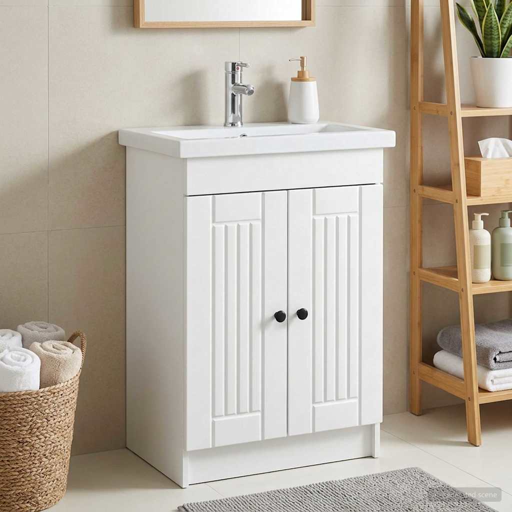 890034_1.jpg vidaXL Kúpeľňová skrinka pod umývadlo Biela 56 x 37,5 x 81 cm – Obrázok 1