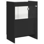 vidaXL Kúpeľňová skrinka pod umývadlo Čierna 56 x 37,5 x 81 cm – Obrázok 6