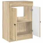 vidaXL Kúpeľňová skrinka pod umývadlo Dub sonoma 56 x 37,5 x 81 cm – Obrázok 3