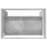 vidaXL Kúpeľňová skrinka pod umývadlo Betónovo sivá 56 x 37,5 x 81 cm – Obrázok 7