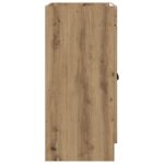 vidaXL Kúpeľňová skrinka pod umývadlo Dub artisan 56 x 37,5 x 81 cm – Obrázok 5