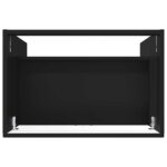 vidaXL Kúpeľňová skrinka pod umývadlo Čierna 78,5 x 37,5 x 81 cm – Obrázok 7