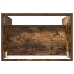 vidaXL Kúpeľňová skrinka pod umývadlo Dymový dub 78,5 x 37,5 x 81 cm – Obrázok 7
