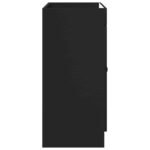 vidaXL Kúpeľňová skrinka pod umývadlo Čierna 56 x 37,5 x 81 cm – Obrázok 5