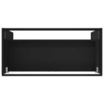 vidaXL Kúpeľňová skrinka pod umývadlo Čierna 56 x 37,5 x 81 cm – Obrázok 7