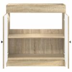 vidaXL Kúpeľňová skrinka pod umývadlo Dub sonoma 56 x 37,5 x 81 cm – Obrázok 4