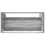 vidaXL Kúpeľňová skrinka pod umývadlo Sivý Sonoma 56 x 37,5 x 81 cm – Obrázok 7