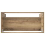vidaXL Kúpeľňová skrinka pod umývadlo Dub artisan 56 x 37,5 x 81 cm – Obrázok 7