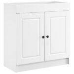 vidaXL Kúpeľňová skrinka pod umývadlo Biela 78,5 x 37,5 x 81 cm – Obrázok 2